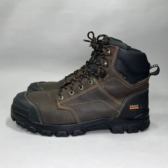 Ariat Men's Size 13‎ Treadfast 6 Waterproof Steel Toe Work Boots